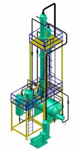 Impianto modulare di separazione olio-acqua
